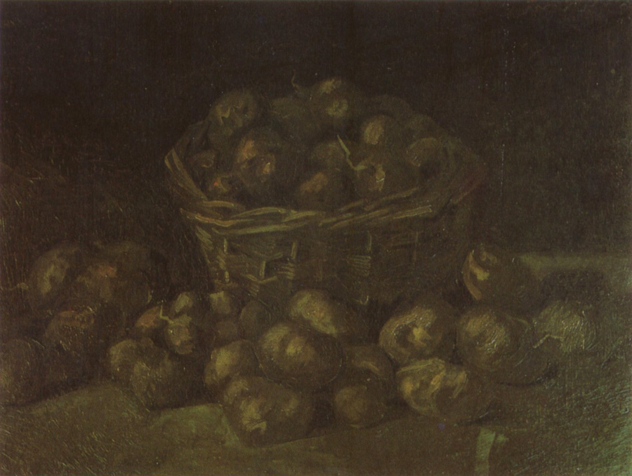 Still life with a Basket of Potatoes (nn04)